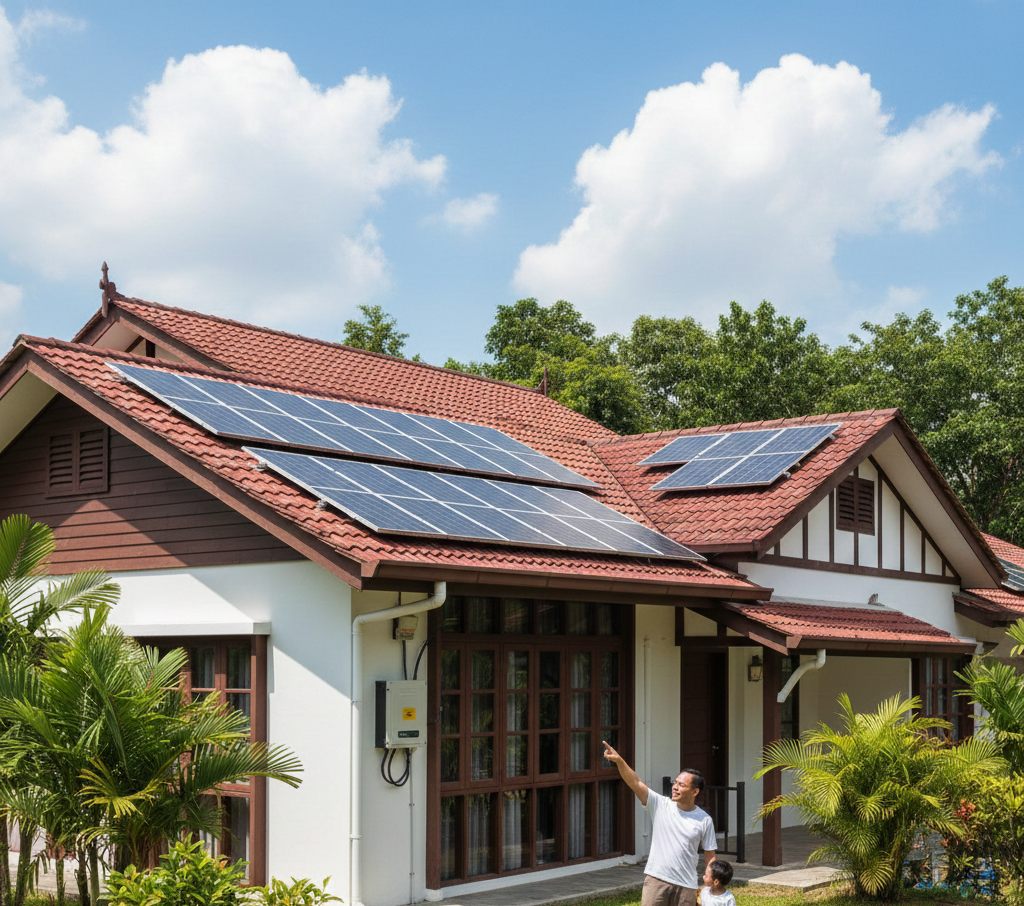 7 kWp Terrace + EV Integration